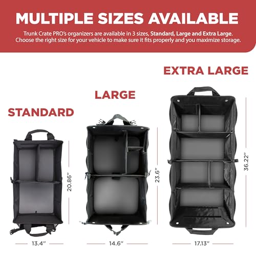 TRUNKCRATEPRO Truck Bed Organizer Extra Large Expandable Cargo Organizer Z38382