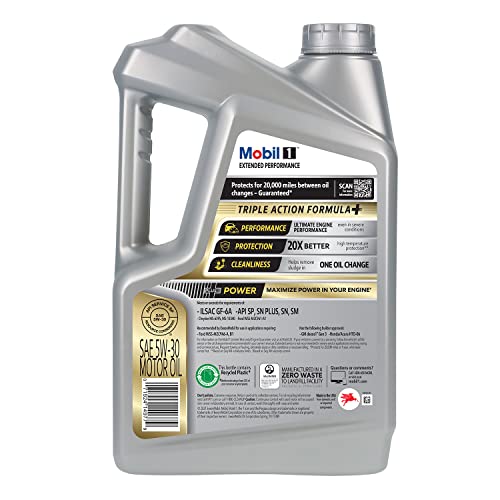 Mobil 1 Advanced Fuel Economy Full Synthetic Motor Oil 0W-20, 5 Quart A306