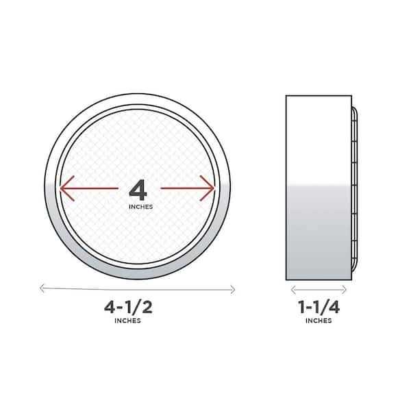 The Plumber's Choice 4 in. Termination Vent Cap with Condensation Drain X897549