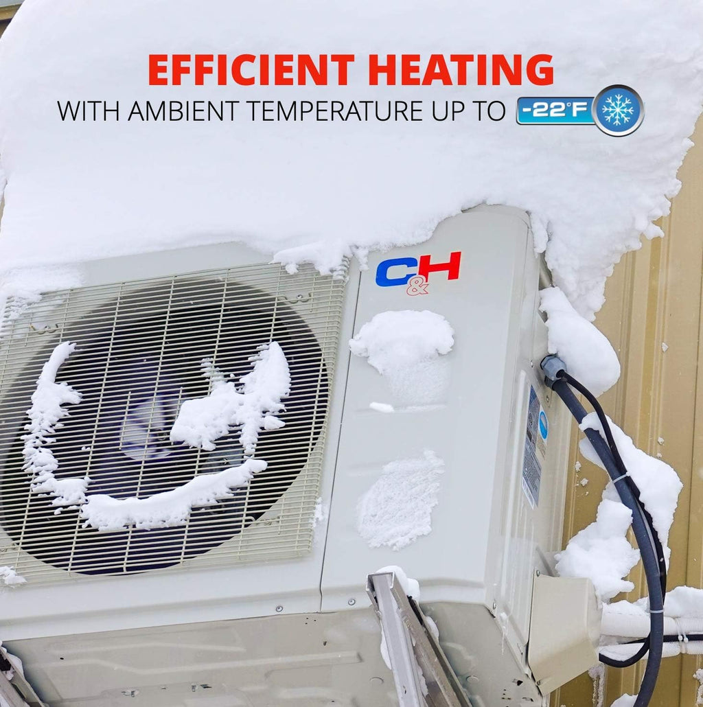 Hyper Heat 9,000 BTU Ductless Mini-Split Air Conditioner Heat Pump V321485