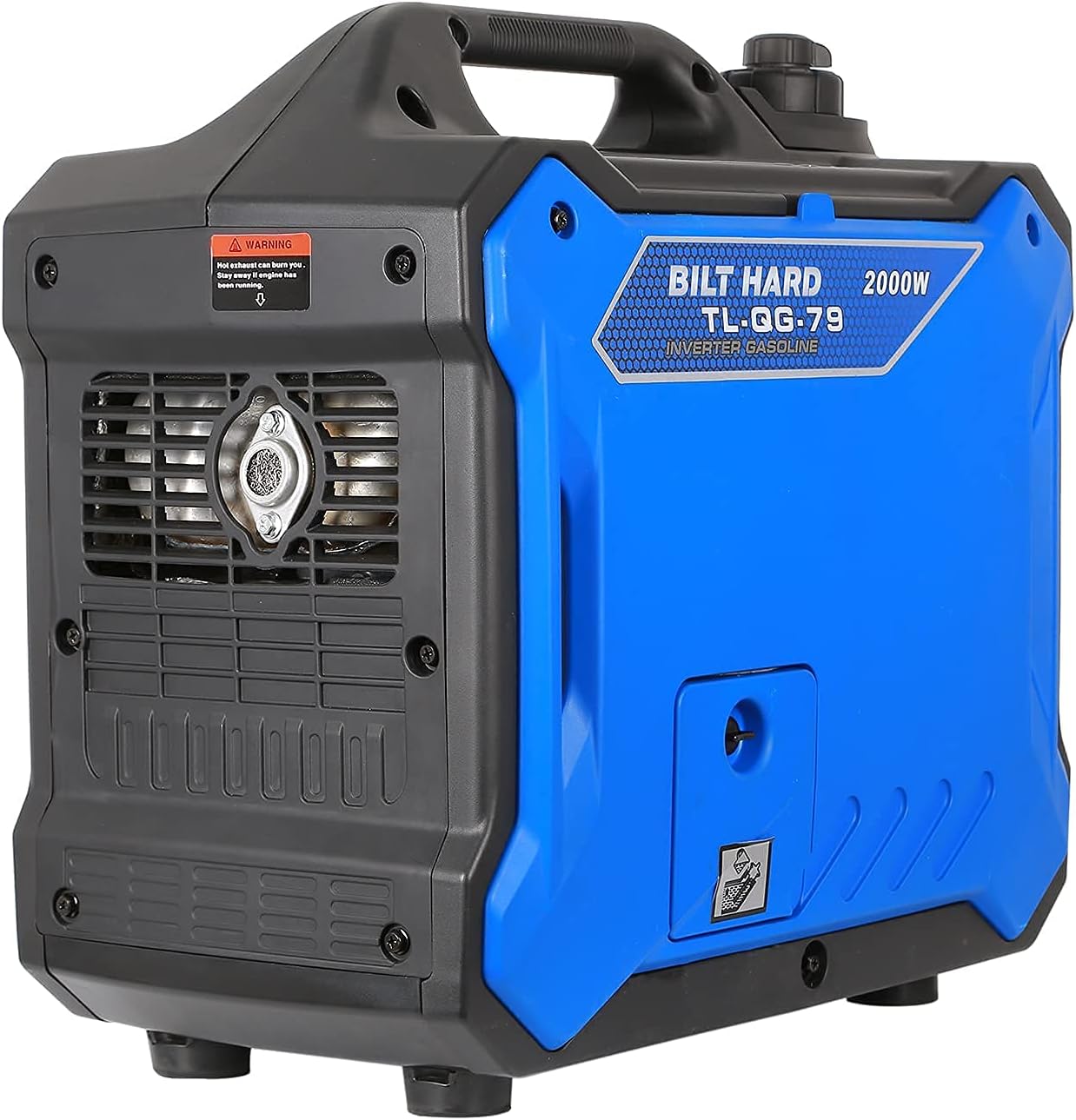 BILT HARD Portable Inverter Generator 2000 Watt, Quiet Gas Powered for Camping G94501