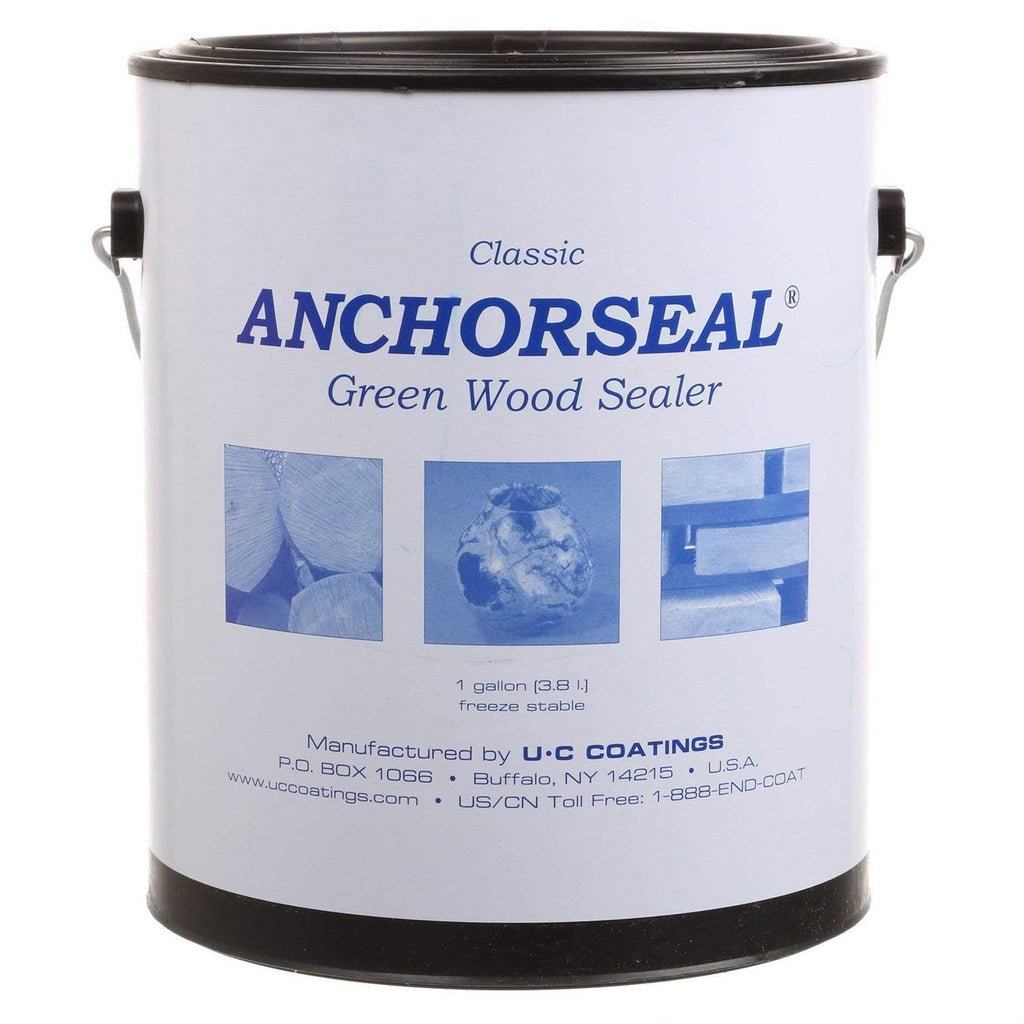 Anchorseal Classic Log &amp; Lumber End Sealer Water Based Wax Emulsion Prevents up to 90% of End Checking on Cut Ends of Hardwood &amp; Softwood - Shop Hardware Tools Online Store