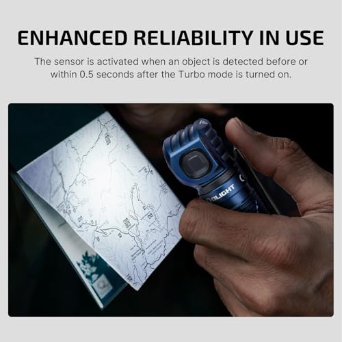 OLIGHT Perun 3 Rechargeable Headlamp Flashlight, 3000 Lumens, Black Z1023