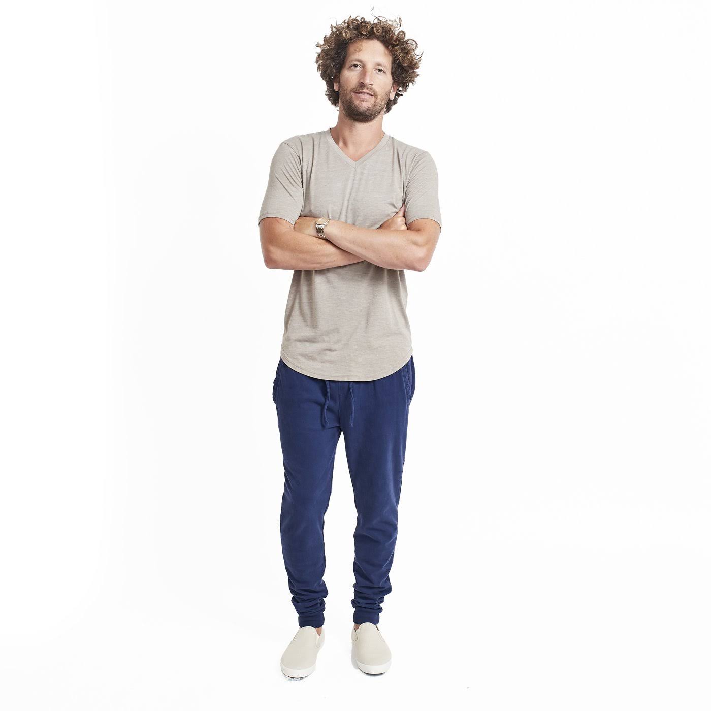 Goodlife Tri-Blend Scallop V-Neck Cool Blue, X-Large O957