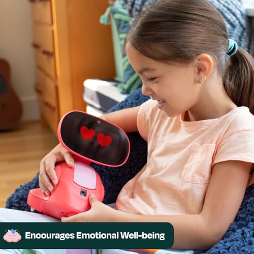 Miko 3 AI Robot for Kids, Smart Educational STEAM Learning Robot, Red X508