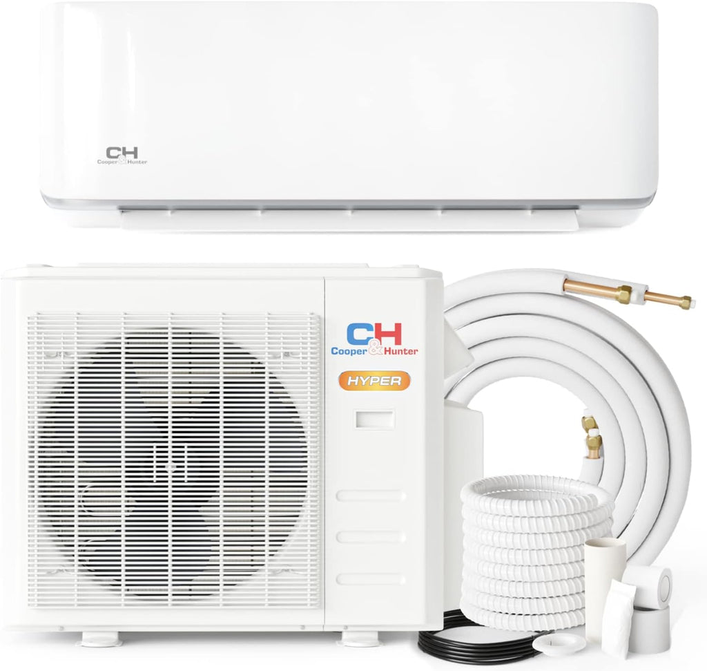 Hyper Heat 9,000 BTU Ductless Mini-Split Air Conditioner Heat Pump V321485
