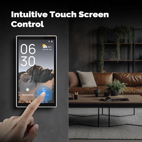 MOES Smart Touchscreen Control 1-Switch Panel with Alexa Built-in Y956591