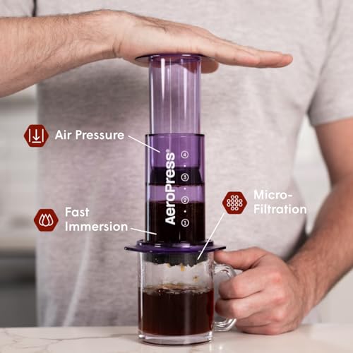 AeroPress Original XL Coffee Press – 3-in-1 Portable Coffee Maker for Camping & Travel C20139