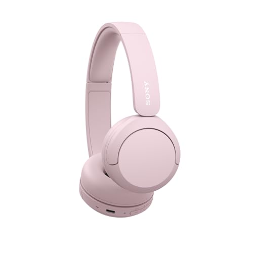 Sony WH-CH520 Wireless Bluetooth On-Ear Headphones with Microphone, Pink C668