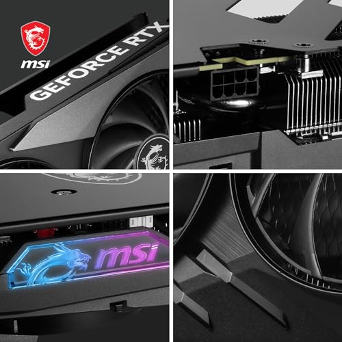MSI GeForce RTX 4060 Ti Ventus 2X Black 8G OC Graphics Card O435