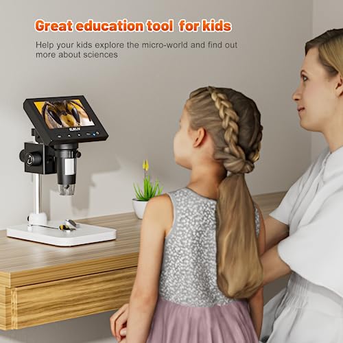 Elikliv EDM4 4.3 Inch LCD Digital Coin Microscope 1000x T937