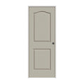 JELD-WEN 30 in. x 80 in. Camden Desert Sand Left-Hand Textured Solid Core Molded Composite MDF Single Prehung Interior Door
