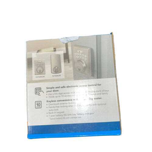 Schlage Truss Keypad Electronic Deadbolt Stainless Steel X392418
