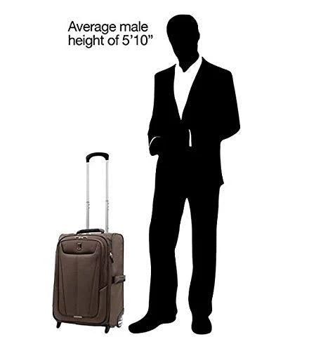 Travelpro Maxlite 5 22x22 Expandable Carry-On Rollaboard, Mocha B760308
