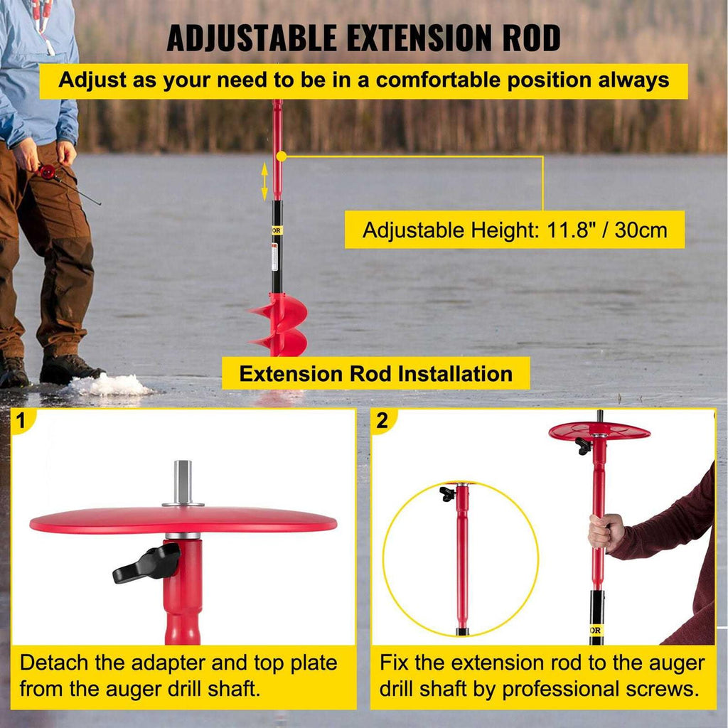 VEVOR Ice Drill Auger Nylon Ice Auger Bit O4542
