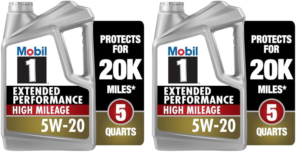 Mobil 1 Advanced Fuel Economy Full Synthetic Motor Oil 0W-20, 5 Quart A306