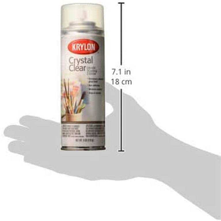 Krylon Crystal Clear Acrylic Spray Coating J76288