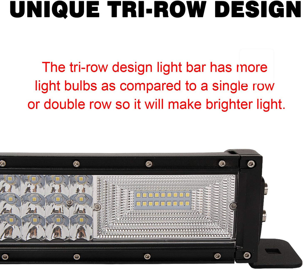 Lumitek 288W 50 inch Curved LED Light Bar for Off-Road SUV ATV X789540