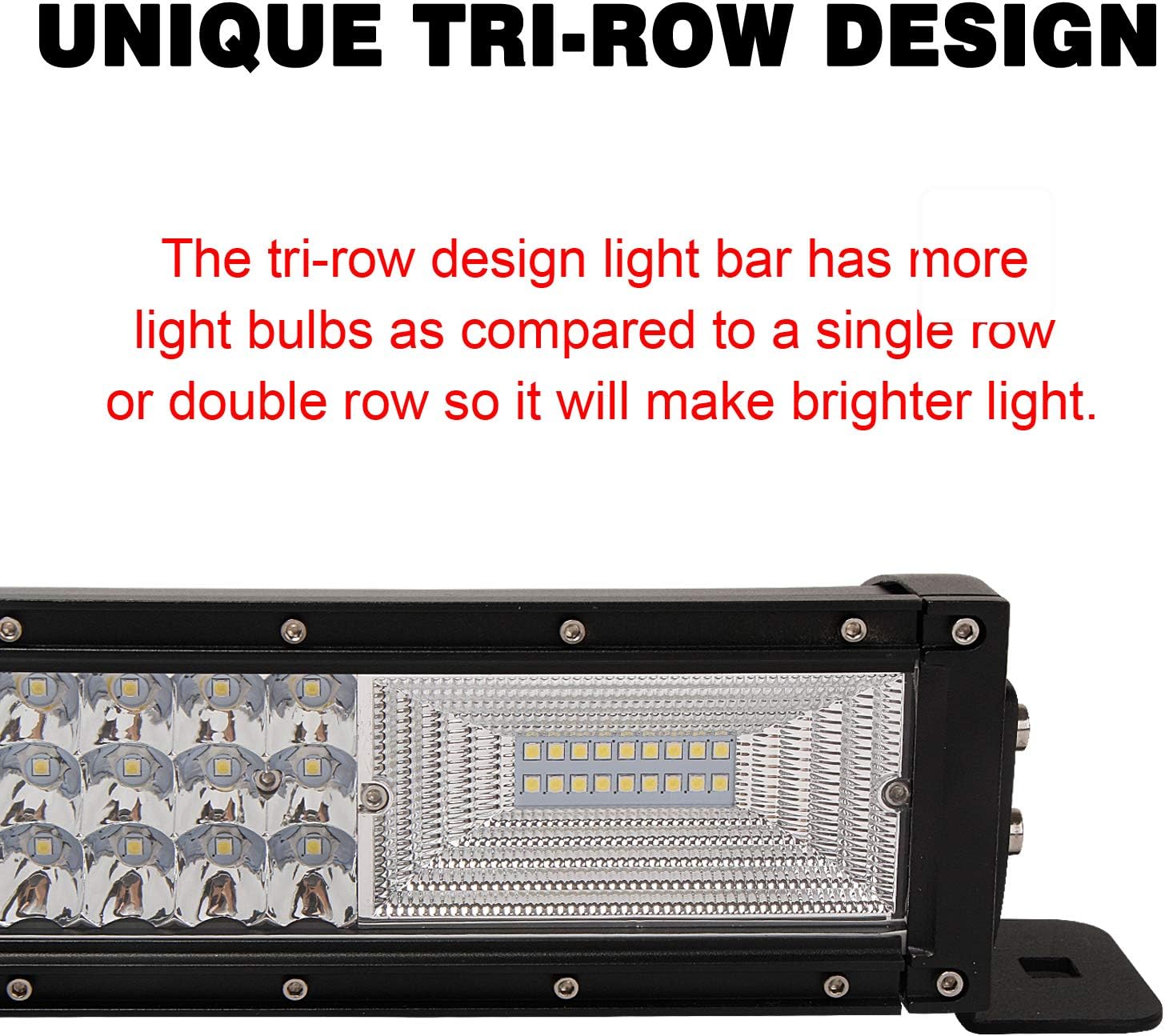 Lumitek 288W 50 inch Curved LED Light Bar for Off-Road SUV ATV X789540