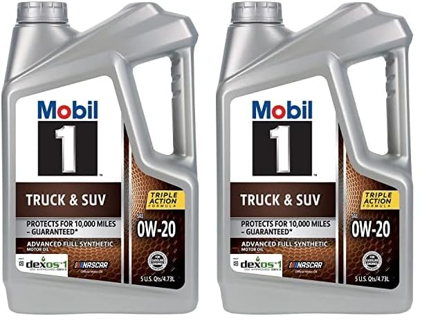Mobil 1 Advanced Fuel Economy Full Synthetic Motor Oil 0W-20, 5 Quart A306