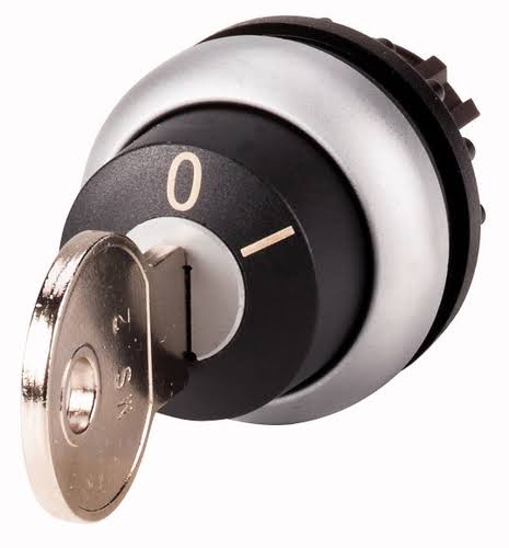 Eaton M22-WRS-MS2 Electrical Switch key-operated Switch Black,Titanium