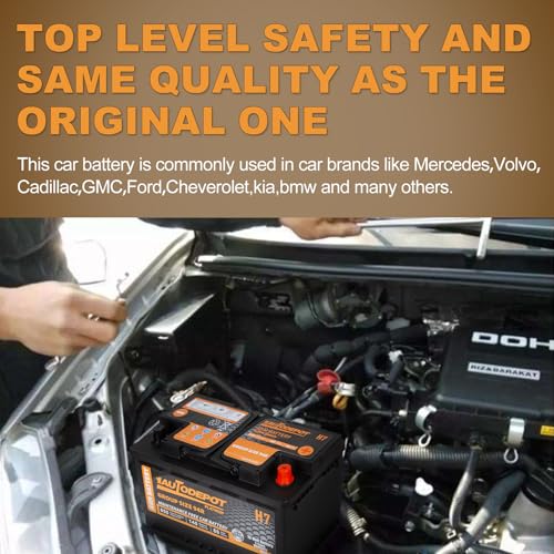 BCI Group 24F Car Battery, 12V 70Ah AGM, 710CCA F3279