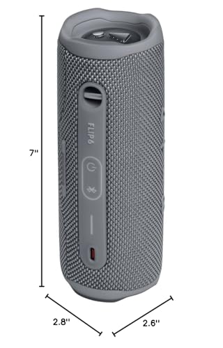 JBL Flip 6 Portable Bluetooth Speaker, IPX7 Waterproof, Blue H15391