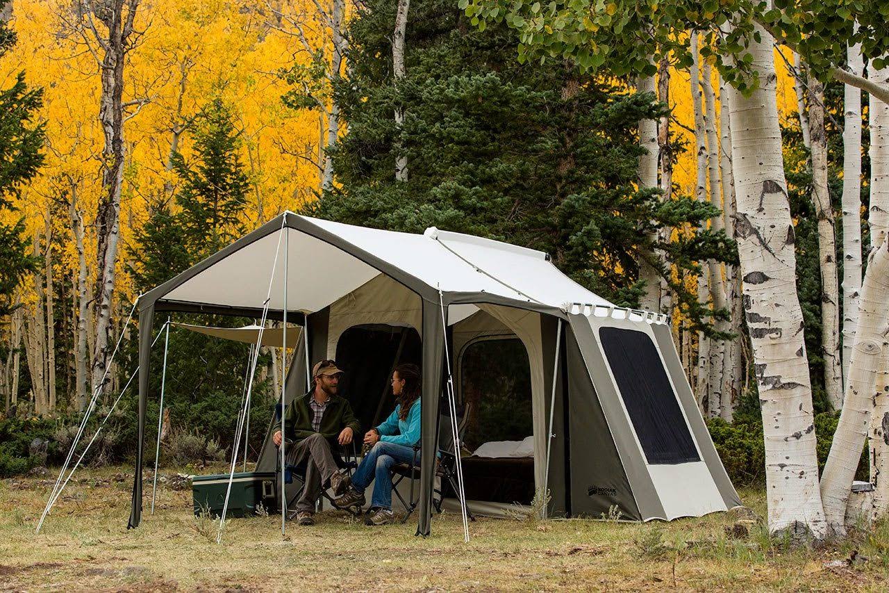 Kodiak Canvas 6-Person Cabin Tent with Deluxe Awning U395853