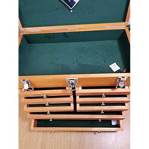 Windsor Design Machinist Eight Drawer Hardwood Toolbox Lockable Chest F70643