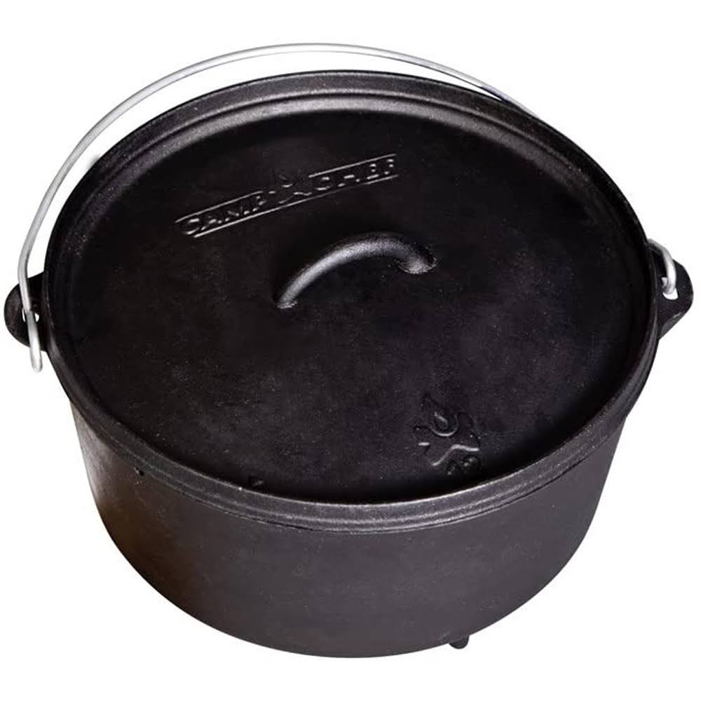 Camp Chef 12 inch Cast Iron Dutch Oven, 8 qt Z89643