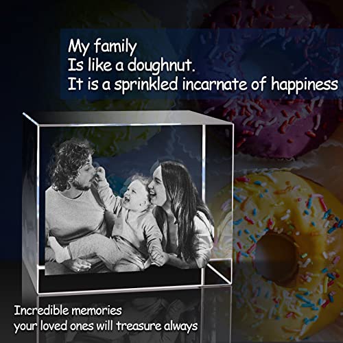 3D Crystal Photo Customized Picture Gift for Wife Mom Dad M953616
