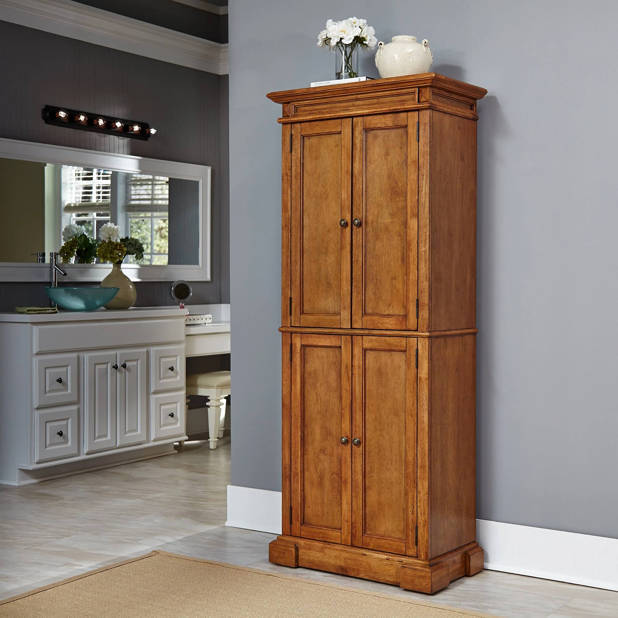 Home Styles Americana Distressed Oak Pantry I819