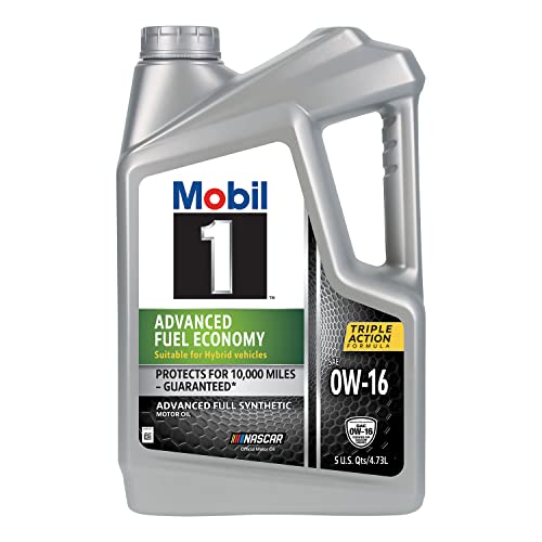 Mobil 1 Advanced Fuel Economy Full Synthetic Motor Oil 0W-20, 5 Quart A306