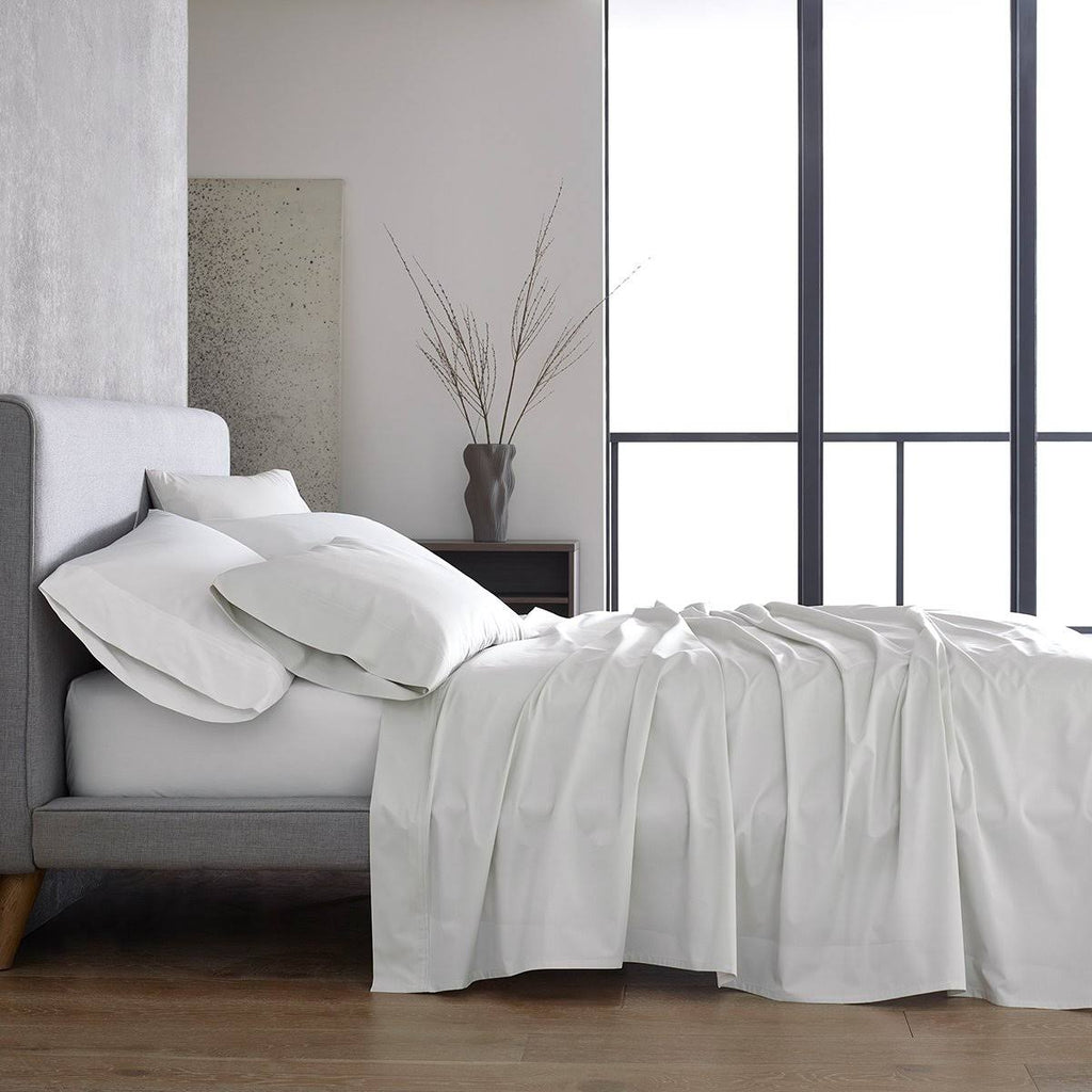 Under The Canopy Organic Percale Cal King Sheet Set in Taupe E308512