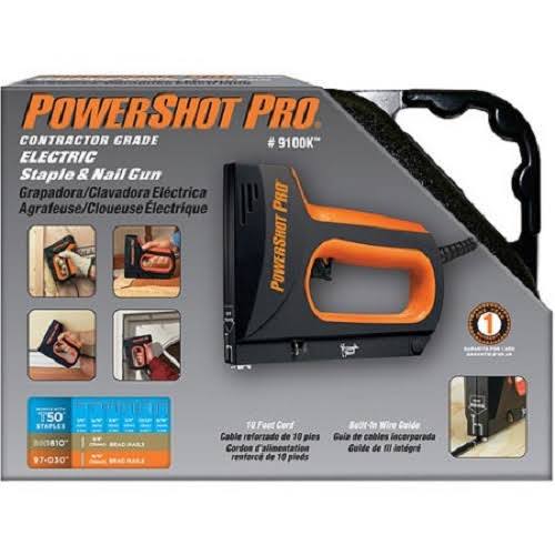 Arrow Fastener 9100K PowerShot Pro Electric Staple and Nail Gun L598596