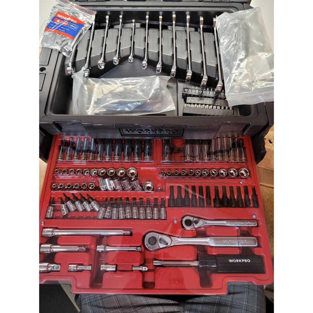 WORKPRO 450-Piece Mechanics Tool Set U734
