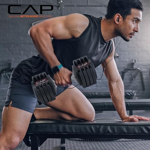 CAP Barbell ADJUSTABELL Adjustable Round Dumbbell Weights O461
