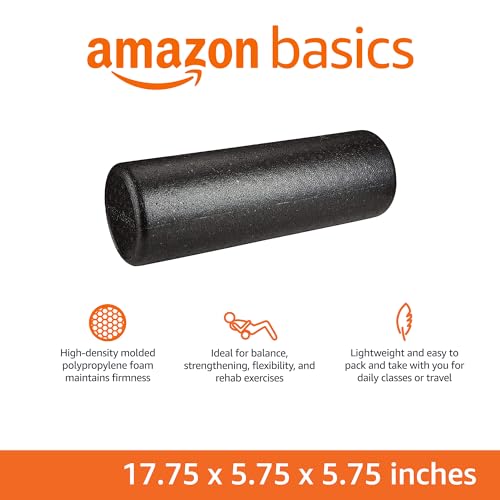 Amazon Basics High Density Foam Roller for Exercise and Recovery Z764937