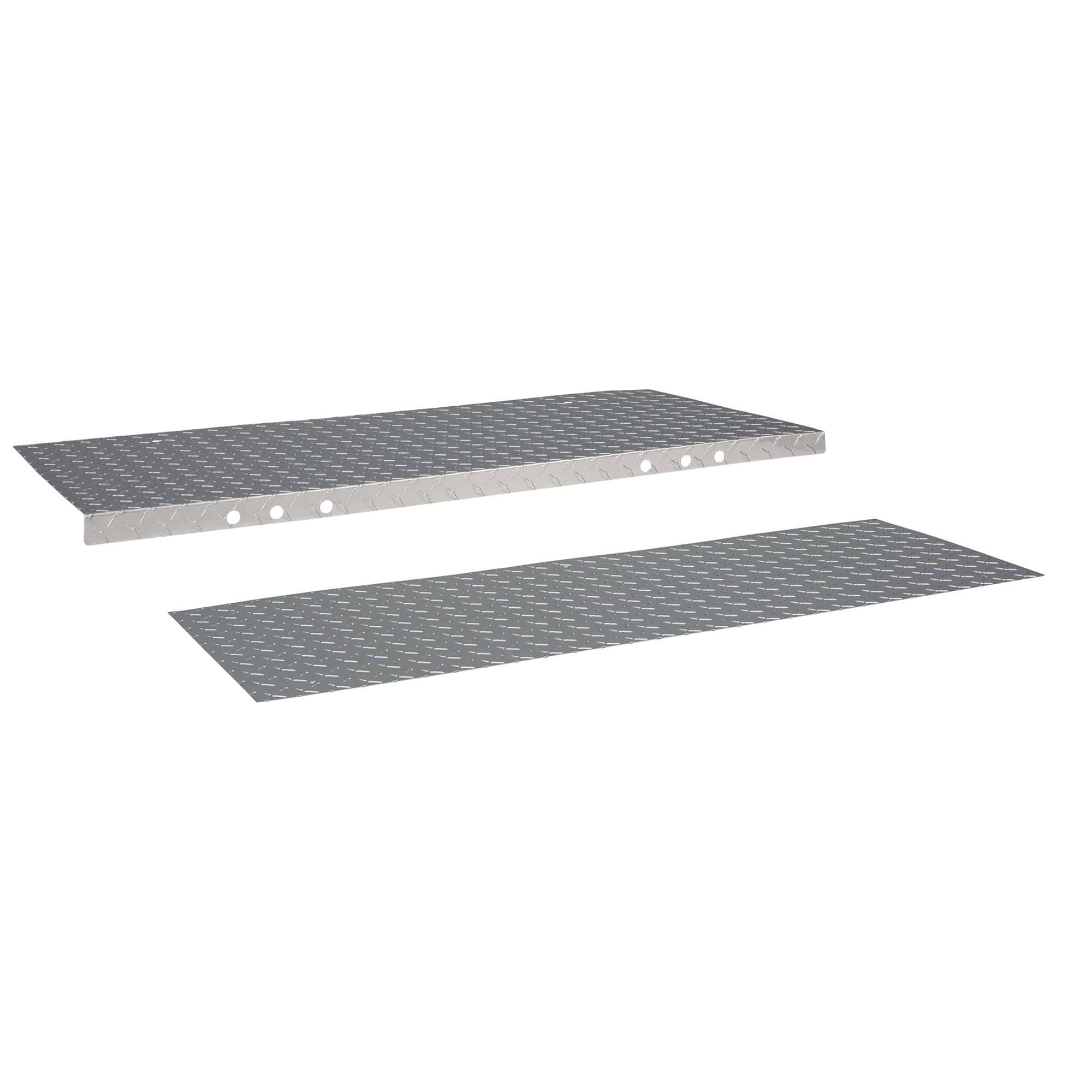 Gusto Golf Cart Rear Flip Seat Kit for A Club Car DS (1982 and Up), Aluminum / Black / Yes