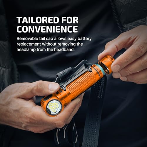 OLIGHT Perun 3 Rechargeable Headlamp Flashlight, 3000 Lumens, Black Z1023