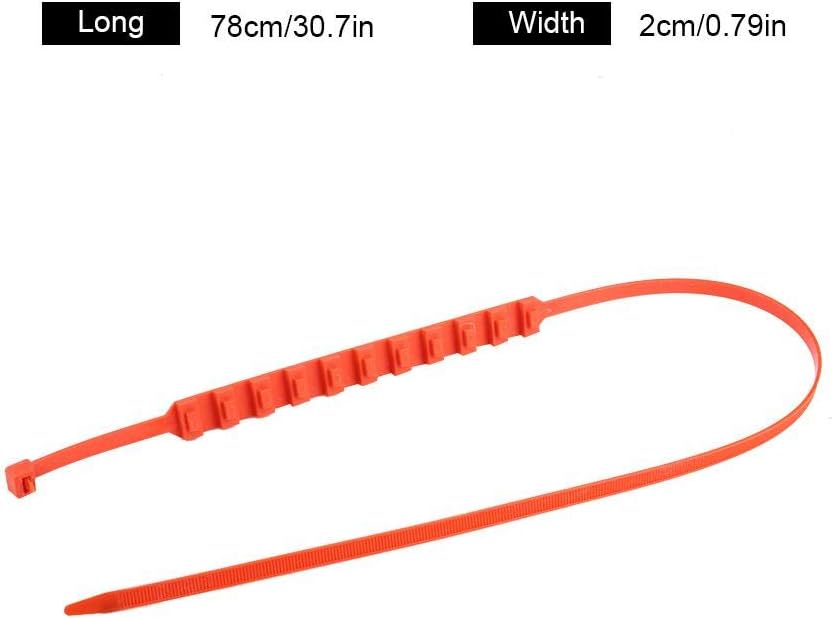 Tire Anti Skid Chains 20pcs Nylon Snow Mud Traction with Gloves K3597