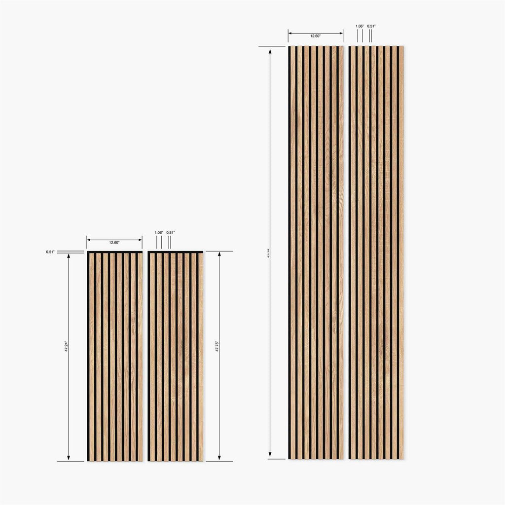 Oak Acoustic Slat Wall Panels F753362