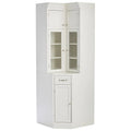 Royce True White Modular Corner Cabinet