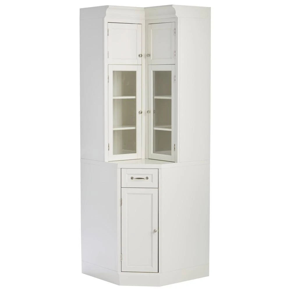 Royce True White Modular Corner Cabinet