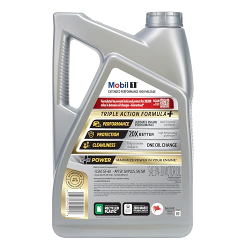 Mobil 1 Advanced Fuel Economy Full Synthetic Motor Oil 0W-20, 5 Quart A306