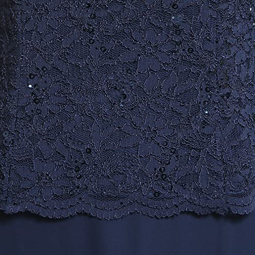 Alex Evenings Women's 3/4 Sleeve Lace Mother of the Bride Dress Z763942