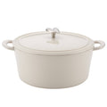 Ayesha Curry 6-Quart Cast Iron Enamel Dutch Oven French Vanilla