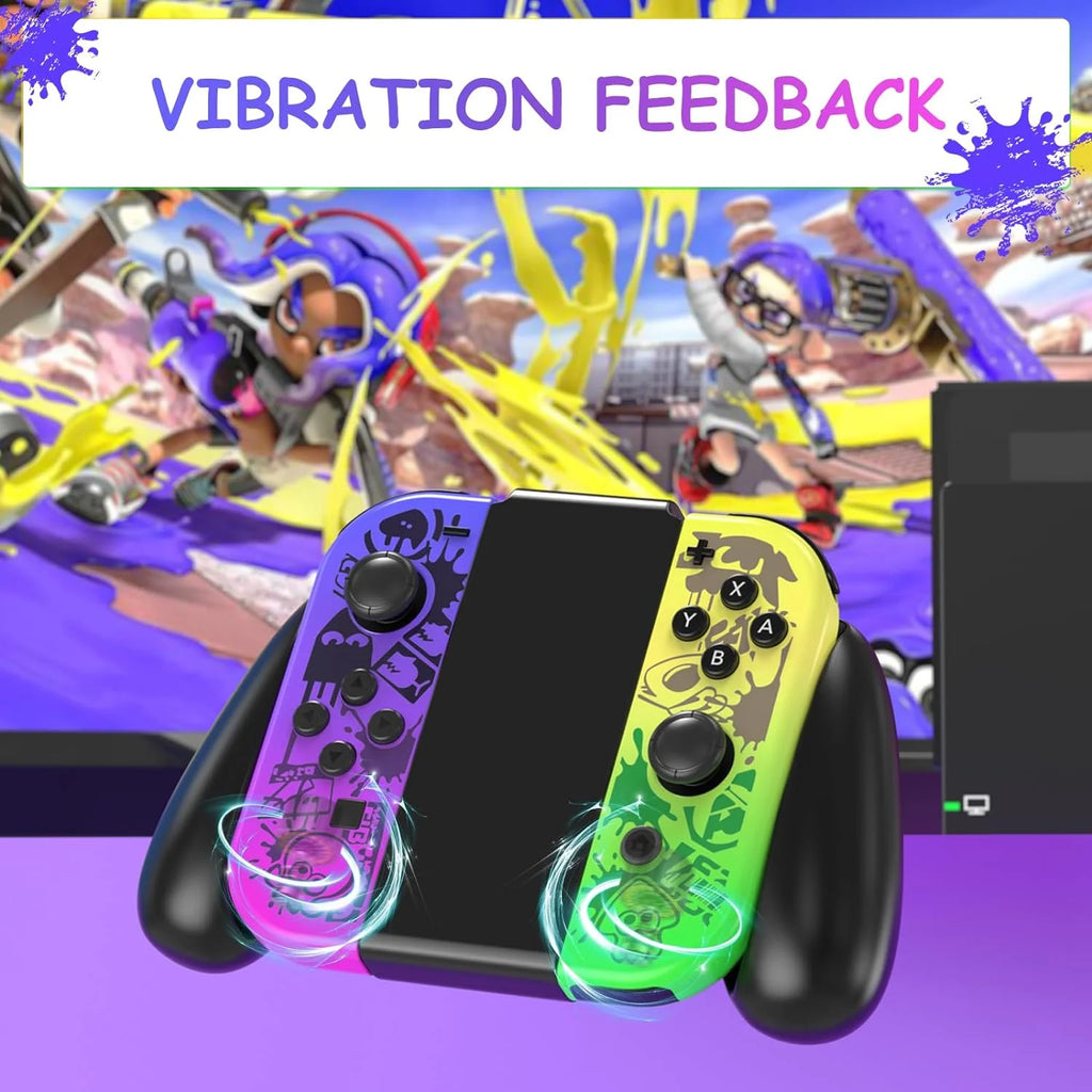 Nintendo Switch Controller Joy Con Splatoon Wireless Motion Control Q695