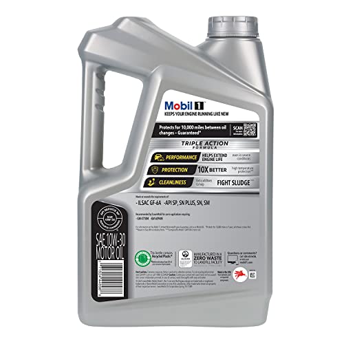 Mobil 1 Advanced Fuel Economy Full Synthetic Motor Oil 0W-20, 5 Quart A306