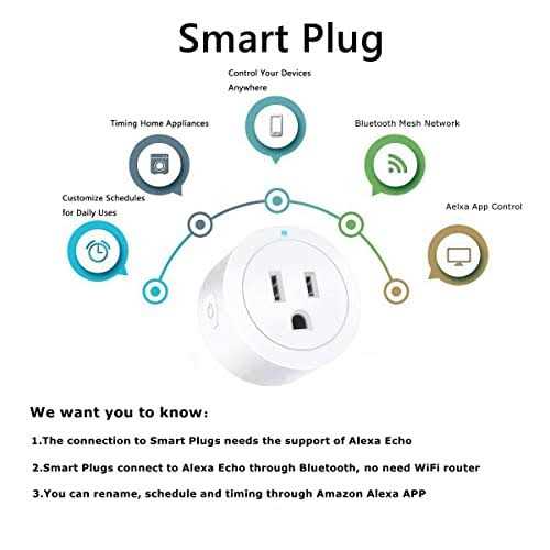 Beysen Bluetooth Mesh Smart Plug with Alexa Voice Control E979